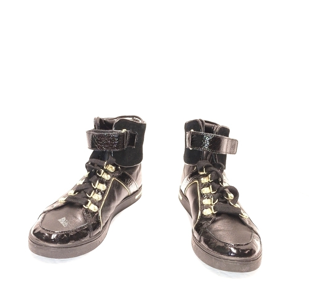 Michael Kors women's boots ankle lace up black Size: 8 - Picture 3 of 7